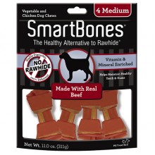 SMART BONES   迷你潔齒骨 5.5"  (牛肉味  4支)